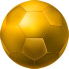 Gold Soccer Ball PNG Clipart | Gallery Yopriceville - High-Quality Free Images and Transparent ...