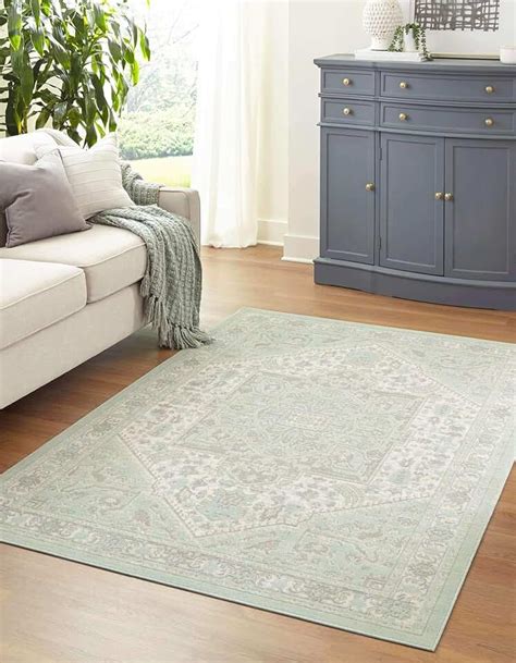 Amazon.com: mint green area rug