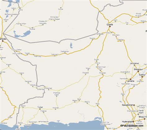 Balochistan Map. : PakTravelism.com