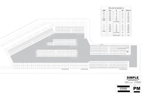 Site Plan Layout | SIMPLE Self Storage Building Systems