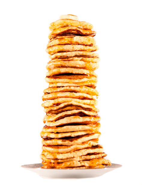 Photo: A TALL stack of pancakes