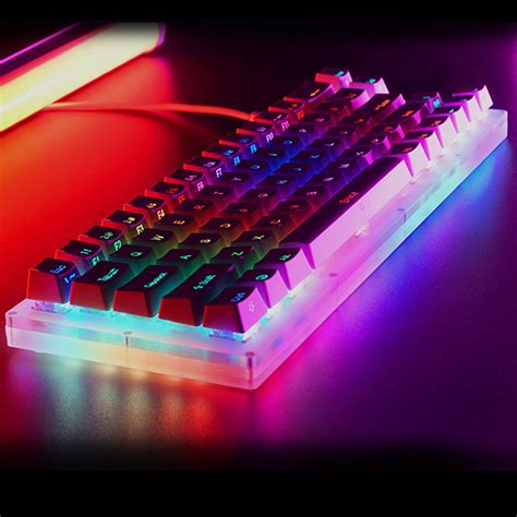 Womier K66 | Gateron Switch RGB | Mechanical Gaming Keyboard with Crys