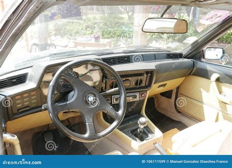 BMW 635 CSI Coupe Interior Exhibited at South of Lima Editorial Stock Image - Image of seat ...