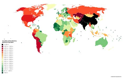 Elevation Map Of The World - United States Map