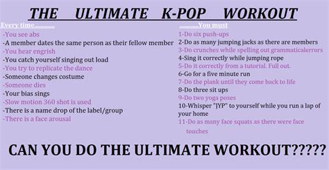 Kpop Workout Challenge | EOUA Blog