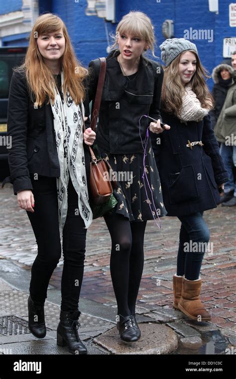 Taylor Swift out and about in central London London, England - 24.01.12 Stock Photo - Alamy