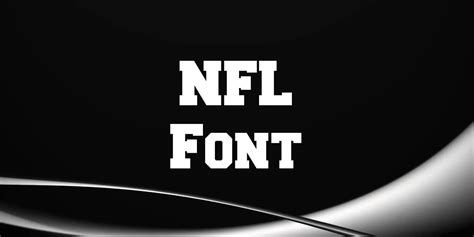 NFL Font Free Download