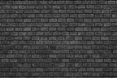 Dark Grey Black Brick Wall Texture Background Stock Image - Image of ...