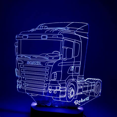 Scania Truck LED Lamp Scania Night Light Gift for Him Truck | Etsy