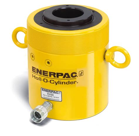 Enerpac RCH-603 Single-Acting Hollow-Plunger Hydraulic Cylinder with 60 ...