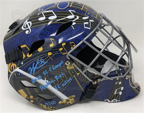 Jordan Binnington Signed St. Louis Blues LE Full-Size Goalie Mask ...