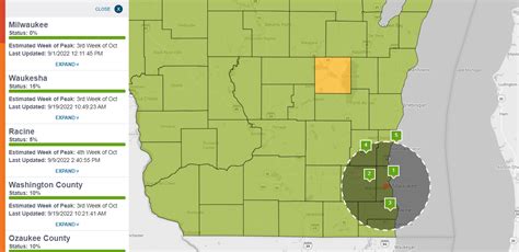 Fall foliage in Wisconsin: Map shows peak color times