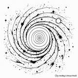 Galaxy For Adults Coloring Pages  Free & Printable sketch template