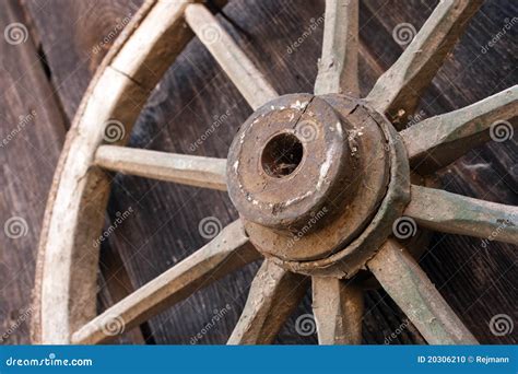 Old wagon wheels antique stock photo. Image of olden - 20306210