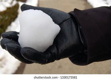 Hand Holding Snowball Stock Photo 1330173581 | Shutterstock