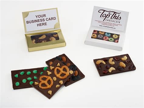 Chocolate Business Cards (12) – Top This Chocolate