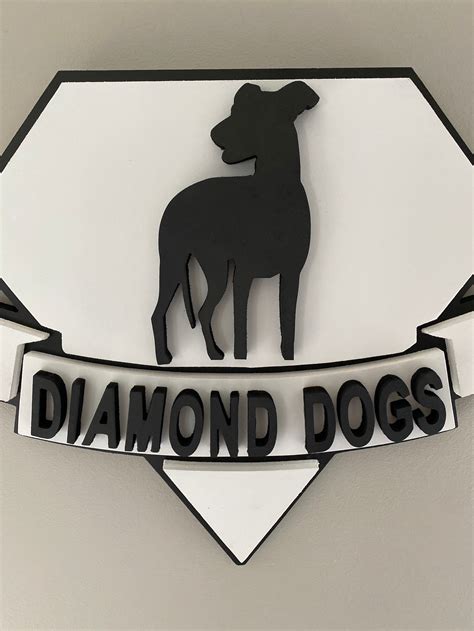 DIAMOND DOGS sign Ted Lasso Coach Beard Nathan Mr. Higgins | Etsy