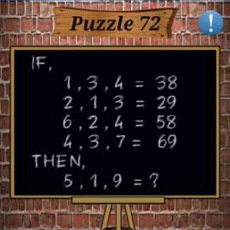 Math Puzzles Game Level 72 Answer with Solution » Puzzle Game Master