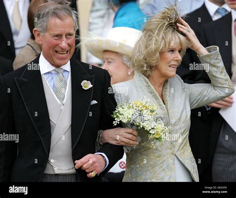 Royal Wedding - Marriage of Prince Charles and Camilla Parker Bowles - Service of Prayer and ...