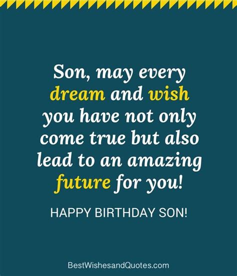 Happy Birthday Wishes For Son | Birthday wishes for son, Son birthday quotes, Happy birthday son