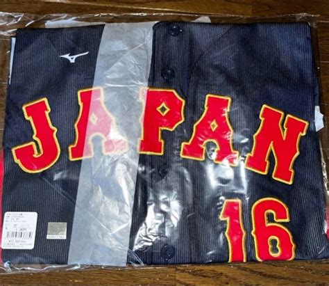 NEW SHOHEI OHTANI 2023 WBC Samurai JAPAN Visitor Jersey L Replica Uniform Mizuno $181.99 - PicClick