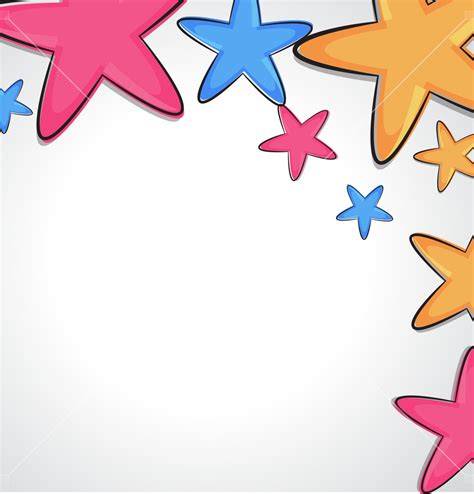 Colorful Stars Background Royalty-Free Stock Image - Storyblocks