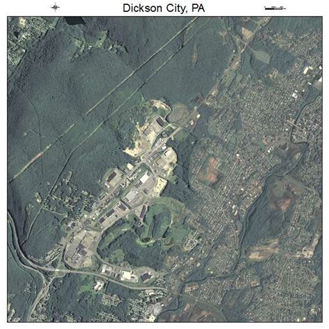 Aerial Photography Map of Dickson City, PA Pennsylvania