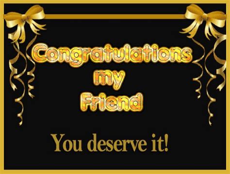 Congratulations You Deserve It! Free For Everyone eCards, Greeting ...