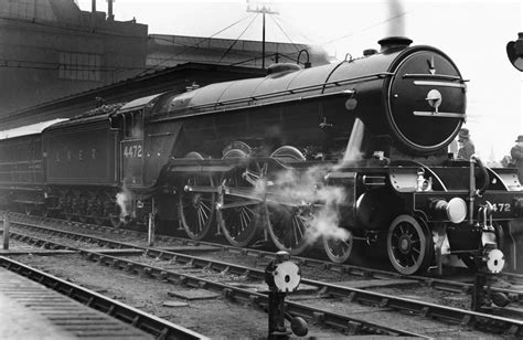 LNER Gresley A1 "Flying Scotsman" ready to depart from King's Cross Station for it's inaugural ...