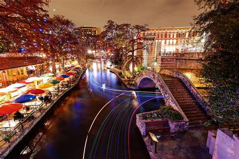 San Antonio Riverwalk and Christmas Lights - San Antonio Texas ...