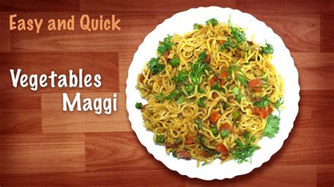 Tasty Maggi | Vegetables Maggi | Fried Maggi Recipe | Quick and Easy Recipes - YouTube