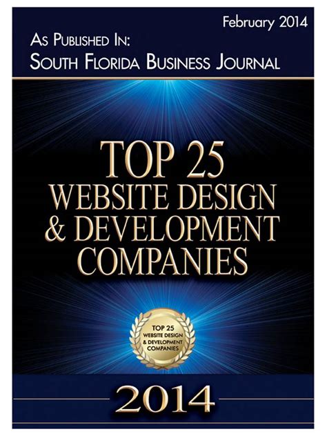 South Florida Business Journal Top 25 Website Development Firms 2014 ...