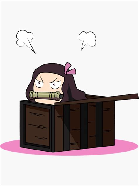 "Nezuko in a box DS Kimetsu No Yaiba" Sticker for Sale by Nilsolander | Redbubble