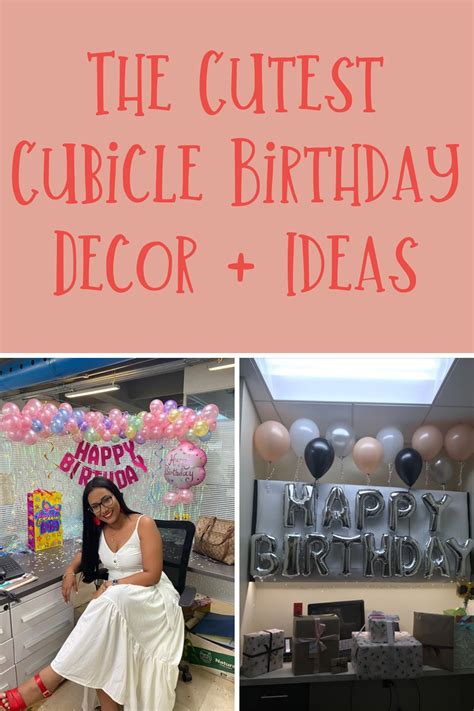 Cubicle Birthday Decoration Ideas | Shelly Lighting