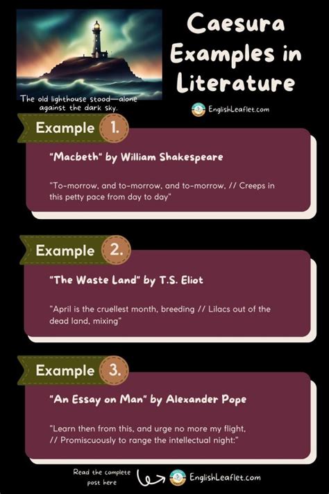 What is Caesura? (Examples, Types, Functions) - EnglishLeaflet