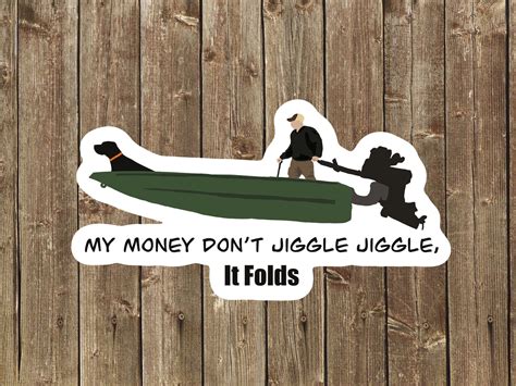 Mud Boat Duck Boat My Money Dont Mud Motor Sticker Decal - Etsy | Mud ...