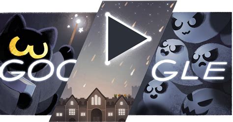 This Halloween, Google Doodle Has a Wizard Cat Fighting Ghosts