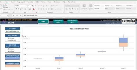 Box and Whisker Plot Maker Chart Generator Excel Template | Etsy