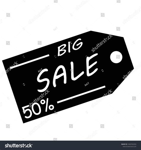 Vector Illustration Sale Sign Stock Vector (Royalty Free) 1603702453