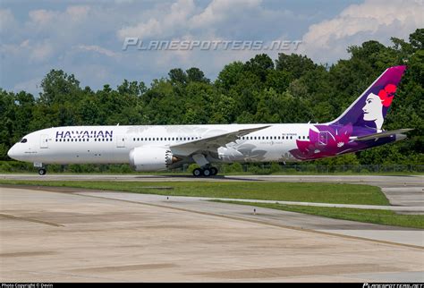 N780HA Hawaiian Airlines Boeing 787-9 Dreamliner Photo by Devin | ID ...