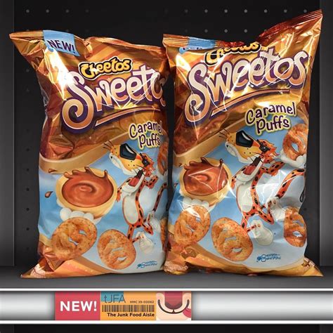 Cheetos Sweetos Caramel Puffs - The Junk Food Aisle