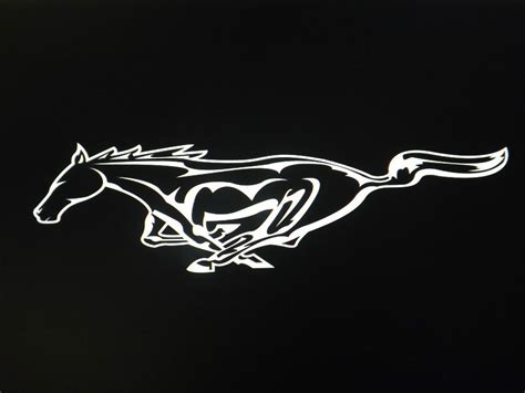 Ford Mustang Horse Window/Wall Decal/Sticker Size Approx.26"x10" # ...