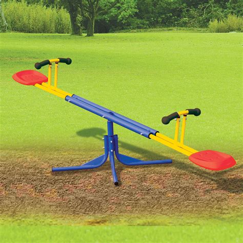 NEW Spinning Seesaw Rotating Teeter Totter Playground Equipment Backyard See Saw | eBay