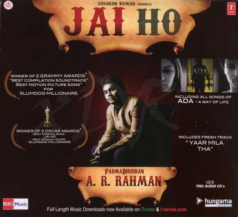 Jai Ho A R Rahman 2 CD Set: Amazon.co.uk: Music