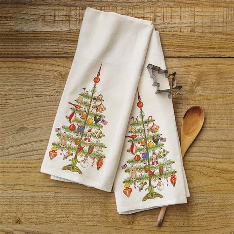 Holiday Flour Sack Towels, Set Of 2 | Gump's