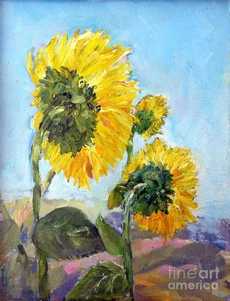 Tournesol en Var Painting by Chris Walker - Fine Art America