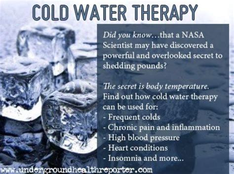 cold water therapy | Cold water, Taking cold showers, Cold therapy