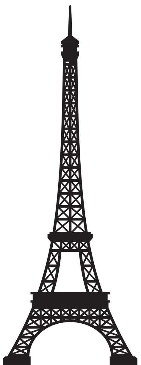 Eiffel Tower Landmark Clip art - Eiffel Tower Silhouette PNG Clip Art ...