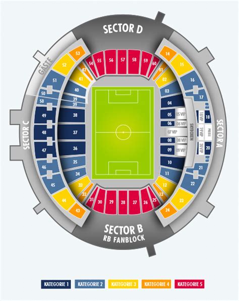 Red Bull Arena Leipzig Seating Plan | Elcho Table