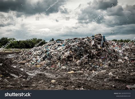 Pile Garbage On Landfill Dump Stock Photo 2275777773 | Shutterstock